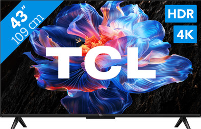 TCL 43" Led P61K 4K (2025) is nooit meer leverbaar