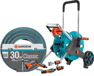Gardena Classic 1/2" 30 meter CleverRoll M Classic Broespakket is nooit meer leverbaar