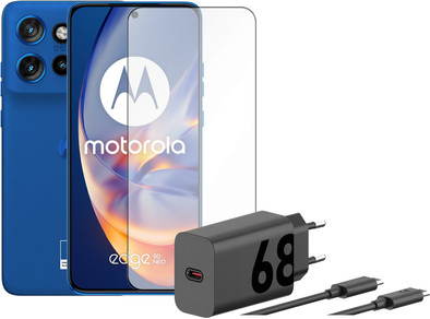 Motorola Edge 50 Neo 512GB Blauw 5G + Accessoirepakket is nooit meer leverbaar