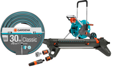 GARDENA Classic 30m CleverRoll M Small Sprinkler Pack is no longer available