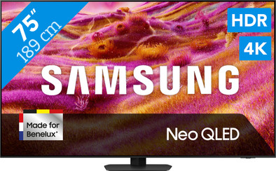 Samsung 75" Neo QLED QN90F 4K (2025) is nooit meer leverbaar