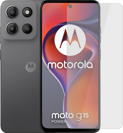 Motorola Moto G15 Power 256GB Grijs 4G + Just in Case Tempered Glass Screenprotector is nooit meer leverbaar