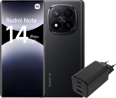 Redmi Note 14 Pro+ 512GB Black 5G + BlueBuilt Charger with 3 USB Ports 65W Black is no longer available