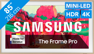 Samsung 85" The Frame Pro LS03FW 4K (2025) is nooit meer leverbaar