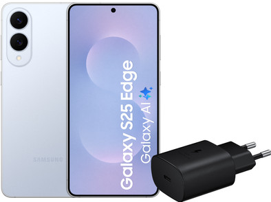 Le produit Samsung Galaxy S25 Edge 256 Go Bleu 5G + Samsung Chargeur 25 Watts Noir ne sera plus jamais disponible