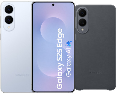 Le produit Samsung Galaxy S25 Edge 256 Go Bleu 5G + Samsung Kindsuit Back Cover Noir ne sera plus jamais disponible