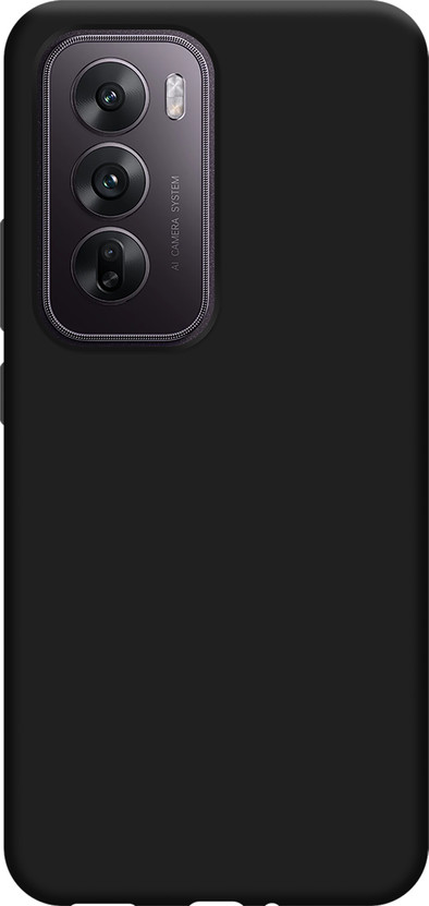 Just in Case Soft Design Oppo Reno12 Soft Back Cover Zwart is nooit meer leverbaar