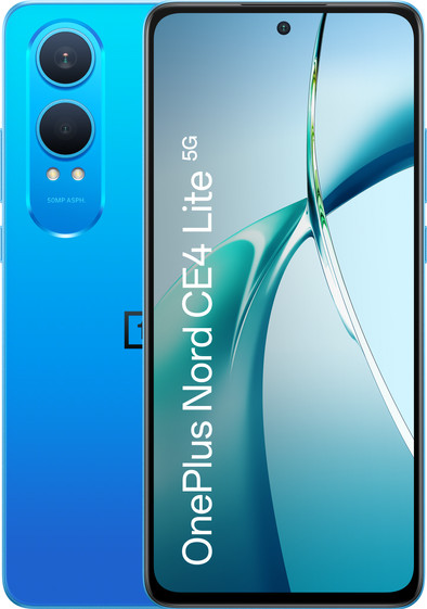 OnePlus Nord CE 4 Lite 256GB Blauw 5G is nooit meer leverbaar