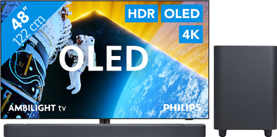 Le produit Philips 48OLED809 - Ambilight (2024) + JBL Bar 500 Noir ne sera plus jamais disponible