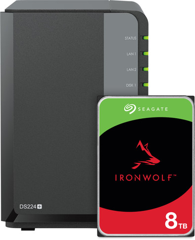 Le produit Synology DS224+ + Seagate IronWolf 8 To ne sera plus jamais disponible