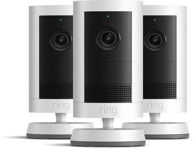 Ring Outdoor Cam Plus Battery Wit 3-Pack is nooit meer leverbaar