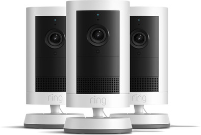 Ring Outdoor Cam Plus Plug In Wit 3-Pack is nooit meer leverbaar