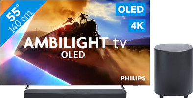 Le produit Philips Ambilight 55'' OLED760 4K (2025) + JBL Bar 500MK2 Noir ne sera plus jamais disponible