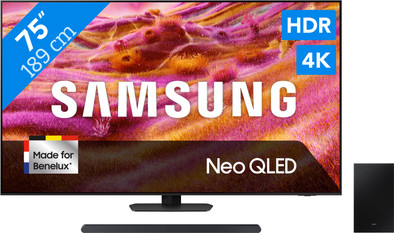 Samsung 75 inches Neo QLED QN90F 4K (2025) + Samsung HW-S700D Black (2024) is no longer available