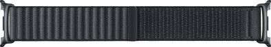 Samsung Galaxy Watch 8 Series Nylon Bandje 20mm Donkergrijs M/L is nooit meer leverbaar
