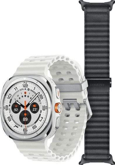 Samsung Galaxy Watch Ultra (2025) 4G Titanium White 47mm + Ultra Trail Watch Strap Gray is no longer available