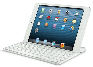 Logitech Ultrathin Keyboard Cover for iPad Mini White Qwerty is nooit meer leverbaar
