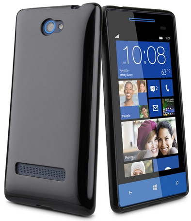 Muvit Minigel Case HTC 8S Black is nooit meer leverbaar