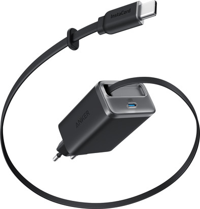 Anker Nano Oplader met Usb C poort en kabel 35W Zwart is nooit meer leverbaar