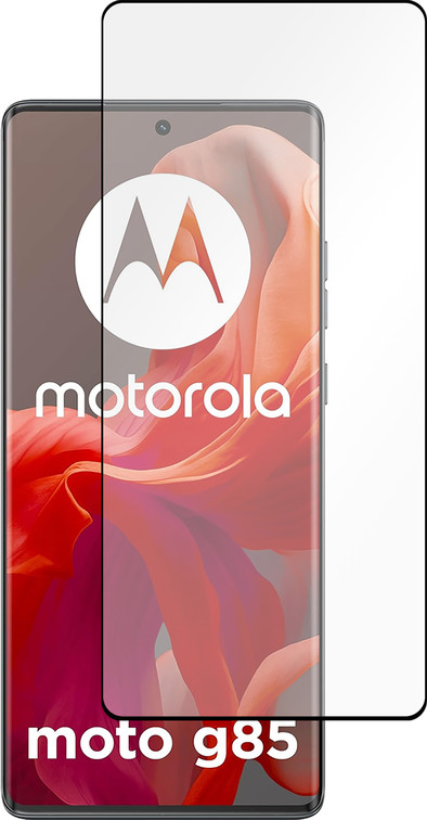 Just In Case Full Cover Motorola Moto G85 Screenprotector Zwart is nooit meer leverbaar