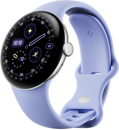 Google Pixel Watch 4 Zilver/Paars 41 mm is nooit meer leverbaar