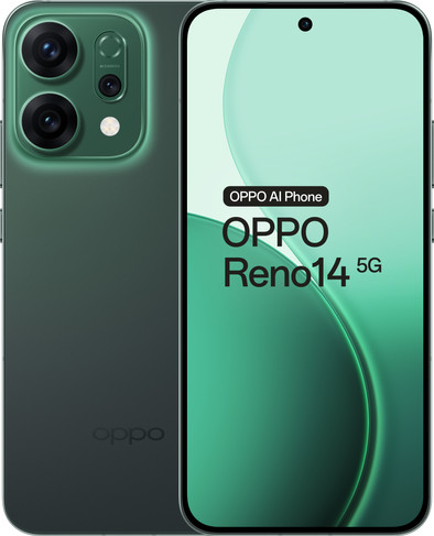 Le produit OPPO Reno 14 512 Go Vert 5G ne sera plus jamais disponible