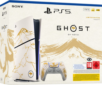 PlayStation 5 Slim Disc Edition + Ghost of Yotei Gold Limited Edition is nooit meer leverbaar