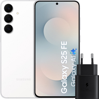 Le produit Samsung Galaxy S25 FE 256 Go Blanc 5G + Samsung Chargeur 25 Watts Noir ne sera plus jamais disponible