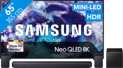 Samsung 65 inches Neo QLED QN900F 8K (2025) + Samsung HW-Q930F Black is no longer available