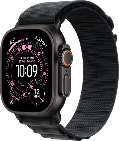 Apple Watch Ultra 3 Cellular 49mm Zwart Alpine Band M is nooit meer leverbaar