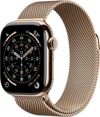 Le produit Apple Watch Series 11 Cellular 42 mm Titane Or Bracelet Milanais ne sera plus jamais disponible