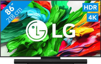 LG 86" QNED86 EVO 4K (2025) + Sonos Arc Ultra Zwart is nooit meer leverbaar