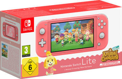Nintendo Switch Lite アニマルクロッシングデザイン ピンク Nintendo Switch Lite Animal Crossing New Horizons Edition Pink