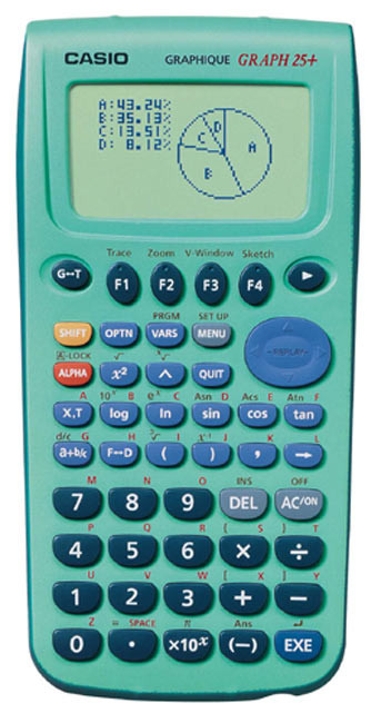 Casio GRAPH 25+ grafische calculator is nooit meer leverbaar