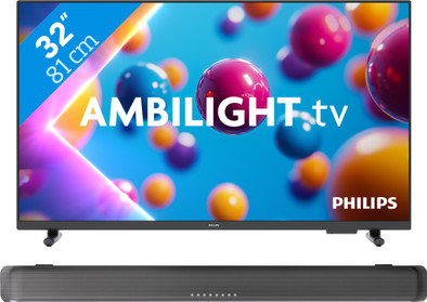 Philips Ambilight 32" PFS6900 (2025) + Philips TAB5109 is nooit meer leverbaar