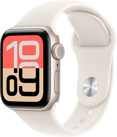 Apple Watch SE 3 Cellular 40mm Starlight Sportband M/L is nooit meer leverbaar