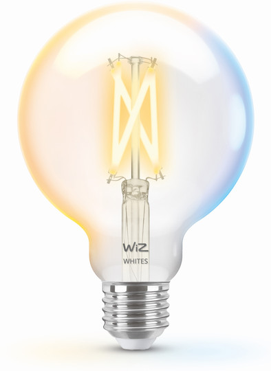Le produit WiZ Globe Filament - Lumière Blanche Chaude à Lumière Blanche Froide - E27 - Transparent ne sera plus jamais disponible