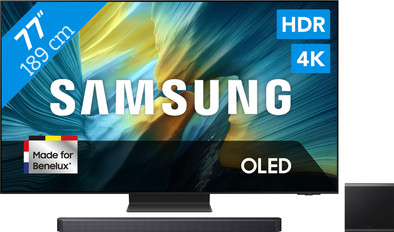 Samsung 77" OLED S95F 4K (2025) + Samsung HW-Q930F (2025) is nooit meer leverbaar