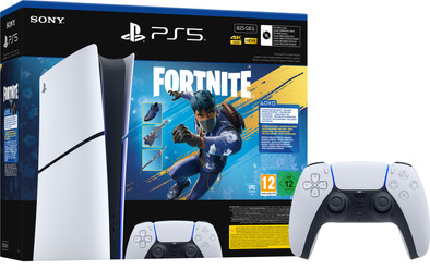PlayStation 5 Slim Digital Edition Fortnite Bundle + Extra Controller White is no longer available