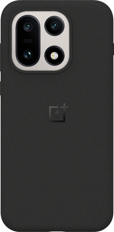 OnePlus 15 Sandstone Back Cover met Magneet Zwart is nooit meer leverbaar