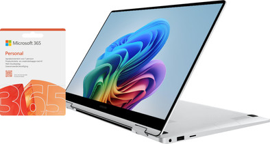 Samsung Galaxy Book5 360 Copilot+ PC NP750QHA-KB3BE + Microsoft 365 Personal NL 1 jaar is nooit meer leverbaar