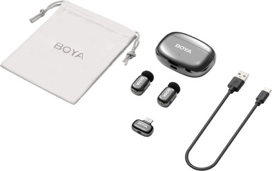 Boya Mini 2 Grijs voor Usb C en Lightning is nooit meer leverbaar