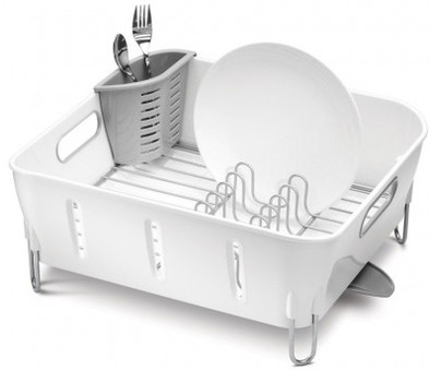 Simplehuman Afdruiprek Compact Wit is nooit meer leverbaar