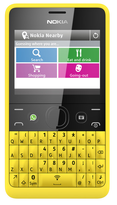 Nokia Asha 210 Geel is nooit meer leverbaar
