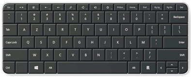 Microsoft Wedge Mobile Toetsenbord Azerty is nooit meer leverbaar