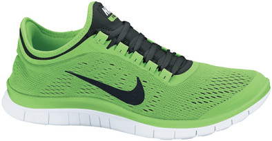 Nike Free 3.0 V5 Flash Lime - Maat 44 is nooit meer leverbaar