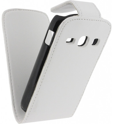 Xccess Leather Flip Case Samsung Galaxy Fame S6810 White is nooit meer leverbaar