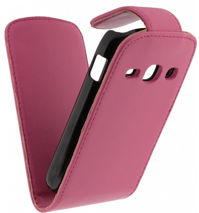 Xccess Leather Flip Case Samsung Galaxy Fame S6810 Pink is nooit meer leverbaar