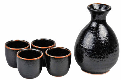 Tokyo Design Studio Sake Set Black is nooit meer leverbaar