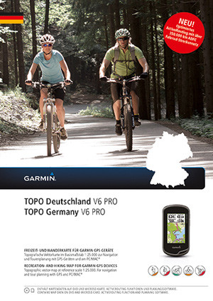 Garmin TOPO Duitsland V6 PRO (DVD/microSD) is nooit meer leverbaar